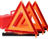 CARTMAN 3 Pack DOT Approved Reflective Warning Triangle Kit