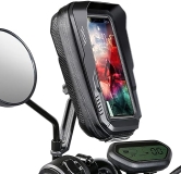 BK Waterproof Motorcycle Phone Holder with 360° Rotation for Smartphone 4.5" - 6.9