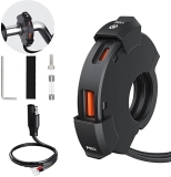 THLEVEL 30W PD Type-C Motorcycle Phone Charger with IP65 Waterproof Design