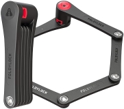FoldyLock Classic Folding Bike Lock - High Security Silver Bicycle Lock - Anti Theft Guard - 37.4