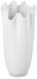 Le Creuset 12" White Stoneware Iris Vase - Elegant Home Decor