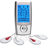Easy@Home Rechargeable TENS Unit Muscle Stimulator for Lower Back Pain - 16 Modes, 20 Intensity Levels