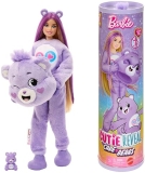 Barbie Cutie Reveal Doll & Care Bears Share Bear Costume Set - 10 Surprises, Color Change & Mini Bear