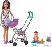 Barbie Skipper Babysitters Inc Playset with Doll, Stroller, Baby Doll & Accessories