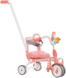 Baby Doll Tricycle with Push Handle | Sturdy Design | Indoor/Outdoor Play | Fits Dolls up to 17" | Ages 3+