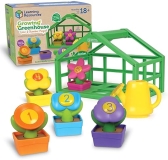 Learning Resources Greenhouse Color & Number Playset for Preschoolers | Montessori Learning Toys, Easter Gift | Ages 18m+, 12 Pieces