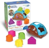 Learning Resources Spike the Fine Motor Hedgehog Shapes Sorter Toy Set - Educational Learning Toy for Babies and Toddlers"