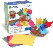 Learning Resources Montessori Educational Toy: Spike the Fine Motor Hedgehog Tissue Pal Set, 11 Pieces - Ages 18 Months+"