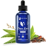 Kin+kind Organic Dog Ear Cleaner - Made in USA - Easy & Mess-Free Drops for Wax, Odor, Itchiness - with Natural Ingredients - 4 fl oz