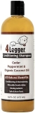 4-Legger Organic Cedar Dog Shampoo & Conditioner - USDA Certified, All Natural with Peppermint & Eucalyptus - Itchy Skin Relief - Smelly Dogs - 16 oz