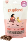 Pupford Freeze Dried Beef Liver Training Treats, 475+ Three Ingredient Bites, 4 oz