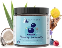 Kin+kind Organic Cranberry Supplement Powder for Pets - Immunity & Bladder Support - 4oz USA Made