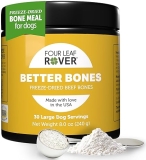 Four Leaf Rover Grass-Fed Bone Meal for Dogs - Calcium Supplement for Healthy Joints, Teeth & Bones