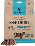 Carnivore Meat Vital Essentials Freeze-Dried Raw Beef Dog Food Mini Nibs, 5.5 oz