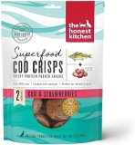 Honest Kitchen Superfood Cod & Strawberry Crisps, 3 oz