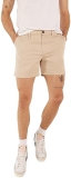 Men's Casual Chubbies Chino Shorts 5.5" with Elastic Waistband & Pockets - Stretch Cotton Blend