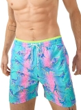 Chubbies Men's Swim Trunks: 4-Way Stretch Beach Shorts, 5.5" Elastic Waist, Drawstring, Mesh Lining