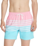 Chubbies Men's Swim Trunks: 4-Way Stretch Beach Shorts with Elastic Waist and Mesh Lining