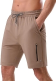 Pioneer Men's Pioneer Camp 7" Inseam Cotton Athletic Sweat Shorts with Pockets for Gym Summer Workout