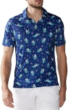 Chubbies Men's Stretchy Golf Polo Shirt - Breathable & Performance Short Sleeve
