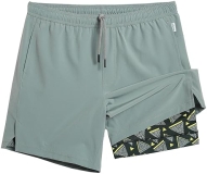 Baohui Fastion Maamgic Men's 7-Inch Gym Shorts with Liner - Quick Dry Stretch Workout Athletic Shorts