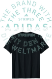 adidas Sporty Three Stripe Crest Graphic Tee - Badge of Sport Design