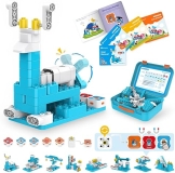 WhalesBot A3 12-in-1 STEM Coding Robot Kit | Educational Building Set with Storytelling | Ideal Toy for Kids 3-6