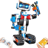 STEM Robot Building Toy for Kids 8-12, App & Remote Control, Rechargeable Learning Toy, 635pcs