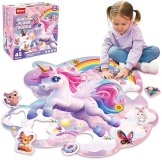 SYNARRY Unicorn Floor Puzzles for Kids Ages 2-8 | 45-Piece Large Puzzle | Unicorn Toys for Girls 3-8 | Toddlers' Gifts