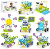 STEM Toy Kit for Kids 6+: Build 36+ Solar-Powered Robot Models | Science & Engineering Learning Toy | Educational Gift
