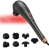 NEXPURE Rechargeable Handheld Deep Tissue Massager for Neck, Back, Shoulders, Legs - Relieve Fatigue