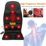 FUTATA 8 Mode Electric Vibration Massage Seat Cushion with Heat - Father's Day Gift