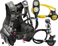 Cressi Start-er Pro Scuba Diving Bundle - BCD, Compact Regulator, Console - Italy-Made