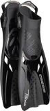 Cressi Adult Adjustable Snorkeling Fins | Ultra Resistant Buckles | Lightweight & Travel-Friendly | Tonga Designed in Italy
