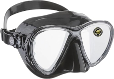 Cressi Scuba Diving Masks with Inclined Tear Drop Lenses for Enhanced Downward Visibility - Italian-Made