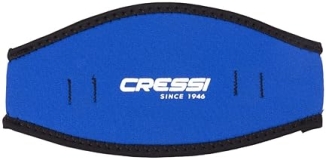 Cressi Neoprene Mask Strap Cover in Blue - Durable and Comfortable
