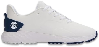G/FORE Men's MG4+ Golf Shoes in Snow/Blueprint