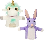 Bluey Unicorse & Bob Bilby Hand Puppet Plush 2-Pack - Soft 8-9” Fabric Toys for Toddlers, Imaginative Play - Amazon Exclusive