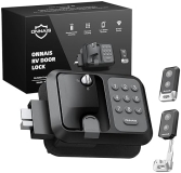 ONNAIS RV Keyless Entry Door Lock with Password & Remote Control - Secure Replacement for Trailers & Campers