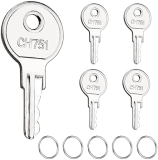 ANCKNE CH751 RV Keys for Campers Cabinets & Locks, Spare Keys for Camper Door Locks & Tool Boxes (5 Pack)"