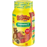 L'il Critters Kids' Immune Support Gummies with Vitamin C, D, and Zinc - Orange, Lemon, Cherry Flavors - 60 Count