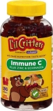 L'il Critters Immune Support Gummies for Kids with Vitamin C, Zinc, and D, 190 Count (6 Pack)