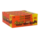 Reese's King Size Peanut Butter Cups Candy, 2.8 oz, 24-Pack