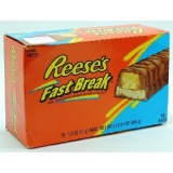 Reese's FAST BREAK Candy Bar 1.8oz, Pack of 18 - Delicious Chocolate Snack