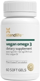 Xtendlife Vegan Omega 3 DHA & EPA Supplement - Marine Algae - Ideal for Vegans - 30 Day Supply