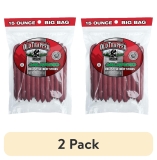 Old Trapper Jalapeno Smoked Beef Stick 15oz (2 Pack) - Resealable Bag