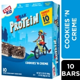ZBAR Gluten-Free Zbar Protein Cookies 'n Creme Snack Bars, 10ct