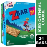 ZBAR Organic Zbar Iced Oatmeal Cookie Soft Baked Snack Bars, 24ct
