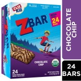 ZBAR Organic Chocolate Chip Granola Bars, Soft Baked Snack Bars, 24ct