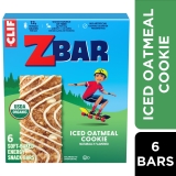 ZBAR Organic Zbar Iced Oatmeal Cookie Soft Baked Snack Bars, 6ct